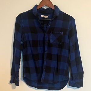 Evereve Peyton Jensen Flannel Buttondown